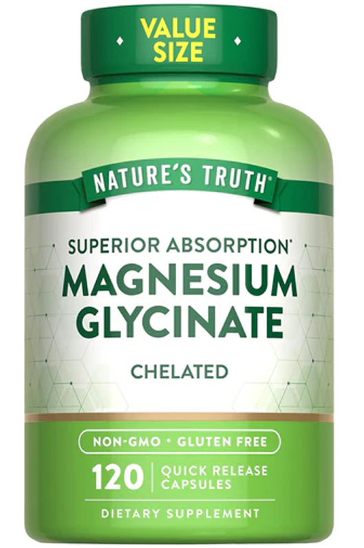 Magnesium Glycinate - 120 Capsules
